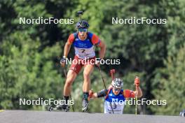 27.08.2023, Brezno-Osrblie, Slovakia (SVK): Andrejs Rastorgujevs (LAT) - IBU Summer Biathlon World Championships, mass men, Brezno-Osrblie (SVK). www.nordicfocus.com. © Manzoni/NordicFocus. Every downloaded picture is fee-liable.