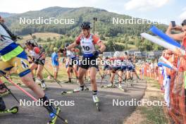 27.08.2023, Brezno-Osrblie, Slovakia (SVK): Lucie Charvatova (CZE) - IBU Summer Biathlon World Championships, mass women, Brezno-Osrblie (SVK). www.nordicfocus.com. © Manzoni/NordicFocus. Every downloaded picture is fee-liable.