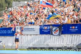 27.08.2023, Brezno-Osrblie, Slovakia (SVK): Marketa Davidova (CZE) - IBU Summer Biathlon World Championships, mass women, Brezno-Osrblie (SVK). www.nordicfocus.com. © Manzoni/NordicFocus. Every downloaded picture is fee-liable.