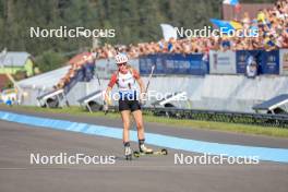 27.08.2023, Brezno-Osrblie, Slovakia (SVK): Marketa Davidova (CZE) - IBU Summer Biathlon World Championships, mass women, Brezno-Osrblie (SVK). www.nordicfocus.com. © Manzoni/NordicFocus. Every downloaded picture is fee-liable.