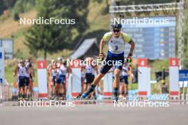 27.08.2023, Brezno-Osrblie, Slovakia (SVK): Vitalii Mandzyn (UKR) - IBU Summer Biathlon World Championships, pursuit junior men, Brezno-Osrblie (SVK). www.nordicfocus.com. © Manzoni/NordicFocus. Every downloaded picture is fee-liable.