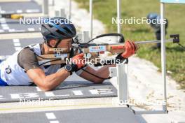 27.08.2023, Brezno-Osrblie, Slovakia (SVK): Mykhailo Khmil (UKR) - IBU Summer Biathlon World Championships, pursuit junior men, Brezno-Osrblie (SVK). www.nordicfocus.com. © Manzoni/NordicFocus. Every downloaded picture is fee-liable.