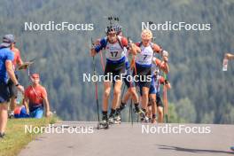 27.08.2023, Brezno-Osrblie, Slovakia (SVK): Jakub Borgula (SVK) - IBU Summer Biathlon World Championships, pursuit junior men, Brezno-Osrblie (SVK). www.nordicfocus.com. © Manzoni/NordicFocus. Every downloaded picture is fee-liable.