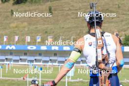 27.08.2023, Brezno-Osrblie, Slovakia (SVK): Bohdan Borkovskyi (UKR) - IBU Summer Biathlon World Championships, pursuit junior men, Brezno-Osrblie (SVK). www.nordicfocus.com. © Manzoni/NordicFocus. Every downloaded picture is fee-liable.