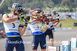 27.08.2023, Brezno-Osrblie, Slovakia (SVK): Vitalii Mandzyn (UKR) - IBU Summer Biathlon World Championships, pursuit junior men, Brezno-Osrblie (SVK). www.nordicfocus.com. © Manzoni/NordicFocus. Every downloaded picture is fee-liable.