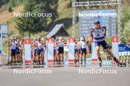 27.08.2023, Brezno-Osrblie, Slovakia (SVK): Matija Legovic (CRO) - IBU Summer Biathlon World Championships, pursuit junior men, Brezno-Osrblie (SVK). www.nordicfocus.com. © Manzoni/NordicFocus. Every downloaded picture is fee-liable.