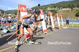 27.08.2023, Brezno-Osrblie, Slovakia (SVK): Lora Hristova (BUL) - IBU Summer Biathlon World Championships, pursuit junior women, Brezno-Osrblie (SVK). www.nordicfocus.com. © Manzoni/NordicFocus. Every downloaded picture is fee-liable.