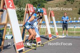 27.08.2023, Brezno-Osrblie, Slovakia (SVK): Valentina Dimitrova (BUL) - IBU Summer Biathlon World Championships, pursuit junior women, Brezno-Osrblie (SVK). www.nordicfocus.com. © Manzoni/NordicFocus. Every downloaded picture is fee-liable.