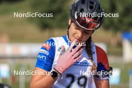 27.08.2023, Brezno-Osrblie, Slovakia (SVK): Michaela Strakova (SVK) - IBU Summer Biathlon World Championships, pursuit junior women, Brezno-Osrblie (SVK). www.nordicfocus.com. © Manzoni/NordicFocus. Every downloaded picture is fee-liable.