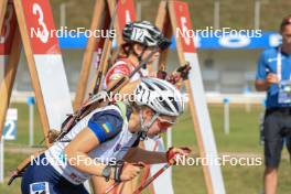 27.08.2023, Brezno-Osrblie, Slovakia (SVK): Oleksandra Merkushyna (UKR) - IBU Summer Biathlon World Championships, pursuit junior women, Brezno-Osrblie (SVK). www.nordicfocus.com. © Manzoni/NordicFocus. Every downloaded picture is fee-liable.