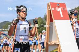 27.08.2023, Brezno-Osrblie, Slovakia (SVK): Lora Hristova (BUL) - IBU Summer Biathlon World Championships, pursuit junior women, Brezno-Osrblie (SVK). www.nordicfocus.com. © Manzoni/NordicFocus. Every downloaded picture is fee-liable.