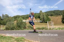 27.08.2023, Brezno-Osrblie, Slovakia (SVK): Oleksandra Merkushyna (UKR) - IBU Summer Biathlon World Championships, pursuit junior women, Brezno-Osrblie (SVK). www.nordicfocus.com. © Manzoni/NordicFocus. Every downloaded picture is fee-liable.