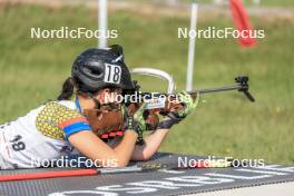 27.08.2023, Brezno-Osrblie, Slovakia (SVK): Dorina Puscariu (ROU) - IBU Summer Biathlon World Championships, pursuit junior women, Brezno-Osrblie (SVK). www.nordicfocus.com. © Manzoni/NordicFocus. Every downloaded picture is fee-liable.