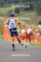 26.08.2023, Brezno-Osrblie, Slovakia (SVK): Bohdan Borkovskyi (UKR) - IBU Summer Biathlon World Championships, sprint junior men, Brezno-Osrblie (SVK). www.nordicfocus.com. © Manzoni/NordicFocus. Every downloaded picture is fee-liable.