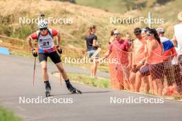 26.08.2023, Brezno-Osrblie, Slovakia (SVK): Oliver Hill (GBR) - IBU Summer Biathlon World Championships, sprint junior men, Brezno-Osrblie (SVK). www.nordicfocus.com. © Manzoni/NordicFocus. Every downloaded picture is fee-liable.