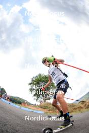 26.08.2023, Brezno-Osrblie, Slovakia (SVK): Ankhbold Boldbaatar (MGL) - IBU Summer Biathlon World Championships, sprint junior men, Brezno-Osrblie (SVK). www.nordicfocus.com. © Manzoni/NordicFocus. Every downloaded picture is fee-liable.