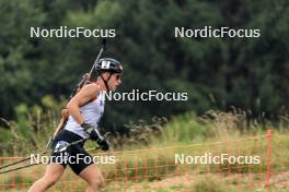 26.08.2023, Brezno-Osrblie, Slovakia (SVK): Konrad Badacz (POL) - IBU Summer Biathlon World Championships, sprint junior men, Brezno-Osrblie (SVK). www.nordicfocus.com. © Manzoni/NordicFocus. Every downloaded picture is fee-liable.