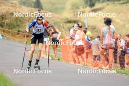 26.08.2023, Brezno-Osrblie, Slovakia (SVK): Jakub Borgula (SVK) - IBU Summer Biathlon World Championships, sprint junior men, Brezno-Osrblie (SVK). www.nordicfocus.com. © Manzoni/NordicFocus. Every downloaded picture is fee-liable.