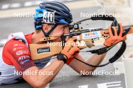 26.08.2023, Brezno-Osrblie, Slovakia (SVK): Jiri Blaha (CZE) - IBU Summer Biathlon World Championships, sprint junior men, Brezno-Osrblie (SVK). www.nordicfocus.com. © Manzoni/NordicFocus. Every downloaded picture is fee-liable.