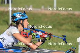 26.08.2023, Brezno-Osrblie, Slovakia (SVK): Valentina Dimitrova (BUL) - IBU Summer Biathlon World Championships, sprint junior women, Brezno-Osrblie (SVK). www.nordicfocus.com. © Manzoni/NordicFocus. Every downloaded picture is fee-liable.