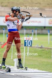 26.08.2023, Brezno-Osrblie, Slovakia (SVK): Andrejs Rastorgujevs (LAT) - IBU Summer Biathlon World Championships, sprint men, Brezno-Osrblie (SVK). www.nordicfocus.com. © Manzoni/NordicFocus. Every downloaded picture is fee-liable.