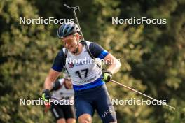 26.08.2023, Brezno-Osrblie, Slovakia (SVK): Anton Dudchenko (UKR) - IBU Summer Biathlon World Championships, sprint men, Brezno-Osrblie (SVK). www.nordicfocus.com. © Manzoni/NordicFocus. Every downloaded picture is fee-liable.