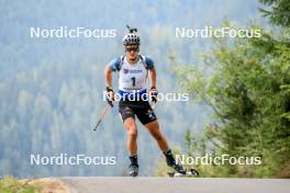 26.08.2023, Brezno-Osrblie, Slovakia (SVK): Dominic Schmuck (GER) - IBU Summer Biathlon World Championships, sprint men, Brezno-Osrblie (SVK). www.nordicfocus.com. © Manzoni/NordicFocus. Every downloaded picture is fee-liable.