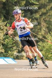 26.08.2023, Brezno-Osrblie, Slovakia (SVK): Tomas Mikyska (CZE) - IBU Summer Biathlon World Championships, sprint men, Brezno-Osrblie (SVK). www.nordicfocus.com. © Manzoni/NordicFocus. Every downloaded picture is fee-liable.