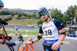 26.08.2023, Brezno-Osrblie, Slovakia (SVK): Peppe Femling (SWE) - IBU Summer Biathlon World Championships, sprint men, Brezno-Osrblie (SVK). www.nordicfocus.com. © Manzoni/NordicFocus. Every downloaded picture is fee-liable.