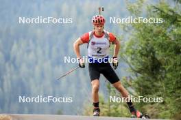 26.08.2023, Brezno-Osrblie, Slovakia (SVK): Mikulas Karlik (CZE) - IBU Summer Biathlon World Championships, sprint men, Brezno-Osrblie (SVK). www.nordicfocus.com. © Manzoni/NordicFocus. Every downloaded picture is fee-liable.