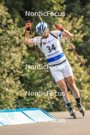 26.08.2023, Brezno-Osrblie, Slovakia (SVK): Anton Sinapov (BUL) - IBU Summer Biathlon World Championships, sprint men, Brezno-Osrblie (SVK). www.nordicfocus.com. © Manzoni/NordicFocus. Every downloaded picture is fee-liable.