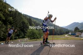 26.08.2023, Brezno-Osrblie, Slovakia (SVK): Nikolaos Tsourekas (GRE) - IBU Summer Biathlon World Championships, sprint men, Brezno-Osrblie (SVK). www.nordicfocus.com. © Manzoni/NordicFocus. Every downloaded picture is fee-liable.