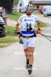 26.08.2023, Brezno-Osrblie, Slovakia (SVK): Anton Sinapov (BUL) - IBU Summer Biathlon World Championships, sprint men, Brezno-Osrblie (SVK). www.nordicfocus.com. © Manzoni/NordicFocus. Every downloaded picture is fee-liable.