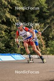 26.08.2023, Brezno-Osrblie, Slovakia (SVK): Andrejs Rastorgujevs (LAT) - IBU Summer Biathlon World Championships, sprint men, Brezno-Osrblie (SVK). www.nordicfocus.com. © Manzoni/NordicFocus. Every downloaded picture is fee-liable.