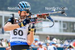 26.08.2023, Brezno-Osrblie, Slovakia (SVK): Alfred Eriksson (SWE) - IBU Summer Biathlon World Championships, sprint men, Brezno-Osrblie (SVK). www.nordicfocus.com. © Manzoni/NordicFocus. Every downloaded picture is fee-liable.