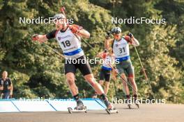 26.08.2023, Brezno-Osrblie, Slovakia (SVK): Florent Claude (BEL) - IBU Summer Biathlon World Championships, sprint men, Brezno-Osrblie (SVK). www.nordicfocus.com. © Manzoni/NordicFocus. Every downloaded picture is fee-liable.