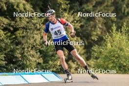 26.08.2023, Brezno-Osrblie, Slovakia (SVK): Tomas Hasilla (SVK) - IBU Summer Biathlon World Championships, sprint men, Brezno-Osrblie (SVK). www.nordicfocus.com. © Manzoni/NordicFocus. Every downloaded picture is fee-liable.