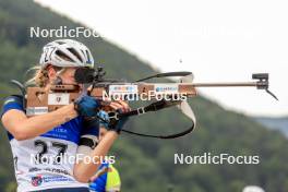 26.08.2023, Brezno-Osrblie, Slovakia (SVK): Khrystyna Dmytrenko (UKR) - IBU Summer Biathlon World Championships, sprint women, Brezno-Osrblie (SVK). www.nordicfocus.com. © Manzoni/NordicFocus. Every downloaded picture is fee-liable.