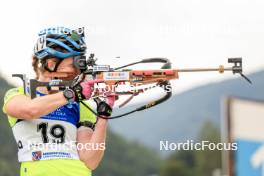 26.08.2023, Brezno-Osrblie, Slovakia (SVK): Mona Brorsson (SWE) - IBU Summer Biathlon World Championships, sprint women, Brezno-Osrblie (SVK). www.nordicfocus.com. © Manzoni/NordicFocus. Every downloaded picture is fee-liable.