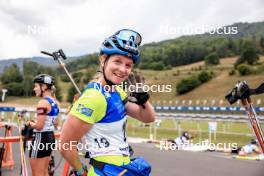 26.08.2023, Brezno-Osrblie, Slovakia (SVK): Mona Brorsson (SWE) - IBU Summer Biathlon World Championships, sprint women, Brezno-Osrblie (SVK). www.nordicfocus.com. © Manzoni/NordicFocus. Every downloaded picture is fee-liable.