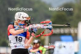 26.08.2023, Brezno-Osrblie, Slovakia (SVK): Marketa Davidova (CZE) - IBU Summer Biathlon World Championships, sprint women, Brezno-Osrblie (SVK). www.nordicfocus.com. © Manzoni/NordicFocus. Every downloaded picture is fee-liable.