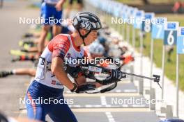 24.08.2023, Brezno-Osrblie, Slovakia (SVK): Matyas Martan (CZE) - IBU Summer Biathlon World Championships, super sprint junior men, Brezno-Osrblie (SVK). www.nordicfocus.com. © Manzoni/NordicFocus. Every downloaded picture is fee-liable.