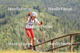 24.08.2023, Brezno-Osrblie, Slovakia (SVK): Mark Kis-Benedek (HUN) - IBU Summer Biathlon World Championships, super sprint junior men, Brezno-Osrblie (SVK). www.nordicfocus.com. © Manzoni/NordicFocus. Every downloaded picture is fee-liable.