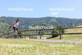 24.08.2023, Brezno-Osrblie, Slovakia (SVK): Osvald Groenning (DEN) - IBU Summer Biathlon World Championships, super sprint junior men, Brezno-Osrblie (SVK). www.nordicfocus.com. © Manzoni/NordicFocus. Every downloaded picture is fee-liable.