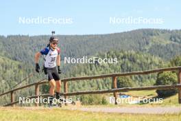 24.08.2023, Brezno-Osrblie, Slovakia (SVK): Bruno Melicher (SVK) - IBU Summer Biathlon World Championships, super sprint junior men, Brezno-Osrblie (SVK). www.nordicfocus.com. © Manzoni/NordicFocus. Every downloaded picture is fee-liable.