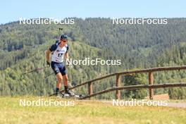 24.08.2023, Brezno-Osrblie, Slovakia (SVK): Stepan Kinash (UKR) - IBU Summer Biathlon World Championships, super sprint junior men, Brezno-Osrblie (SVK). www.nordicfocus.com. © Manzoni/NordicFocus. Every downloaded picture is fee-liable.