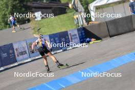 24.08.2023, Brezno-Osrblie, Slovakia (SVK): Undefined athlete competes - IBU Summer Biathlon World Championships, super sprint junior women, Brezno-Osrblie (SVK). www.nordicfocus.com. © Manzoni/NordicFocus. Every downloaded picture is fee-liable.