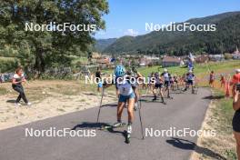 24.08.2023, Brezno-Osrblie, Slovakia (SVK): Valentina Dimitrova (BUL) - IBU Summer Biathlon World Championships, super sprint junior women, Brezno-Osrblie (SVK). www.nordicfocus.com. © Manzoni/NordicFocus. Every downloaded picture is fee-liable.