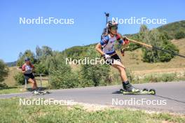 24.08.2023, Brezno-Osrblie, Slovakia (SVK): Ema Kapustova (SVK) - IBU Summer Biathlon World Championships, super sprint junior women, Brezno-Osrblie (SVK). www.nordicfocus.com. © Manzoni/NordicFocus. Every downloaded picture is fee-liable.