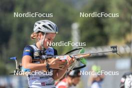 24.08.2023, Brezno-Osrblie, Slovakia (SVK): Oleksandra Merkushyna (UKR) - IBU Summer Biathlon World Championships, super sprint junior women, Brezno-Osrblie (SVK). www.nordicfocus.com. © Manzoni/NordicFocus. Every downloaded picture is fee-liable.